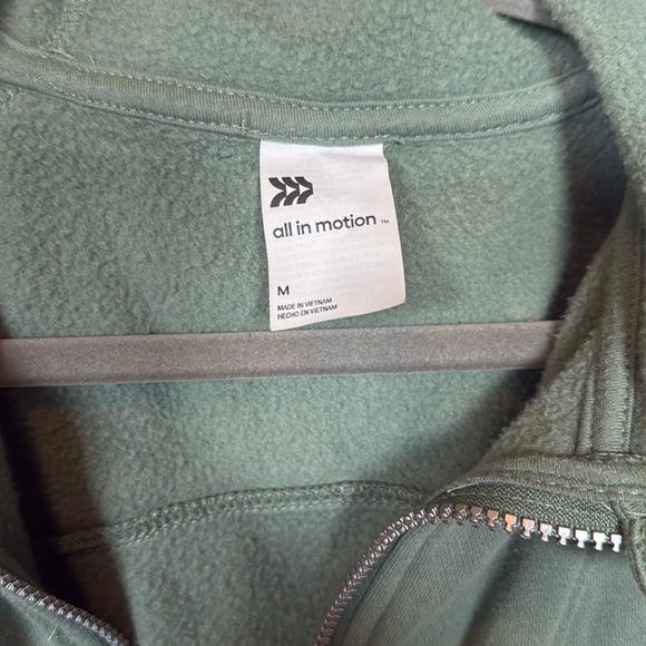 Target brand- all in motion zip up with pockets on sides - Picture 3 of 4